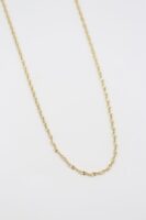 Gold renk buruk zincir kolye (45cm)