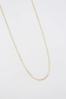 Gold renk klasik zincir kolye (50cm)