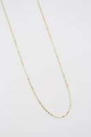 Gold renk ara ara buruk detaylı zincir kolye (60cm)