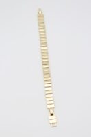 Gold kalın plaka bileklik