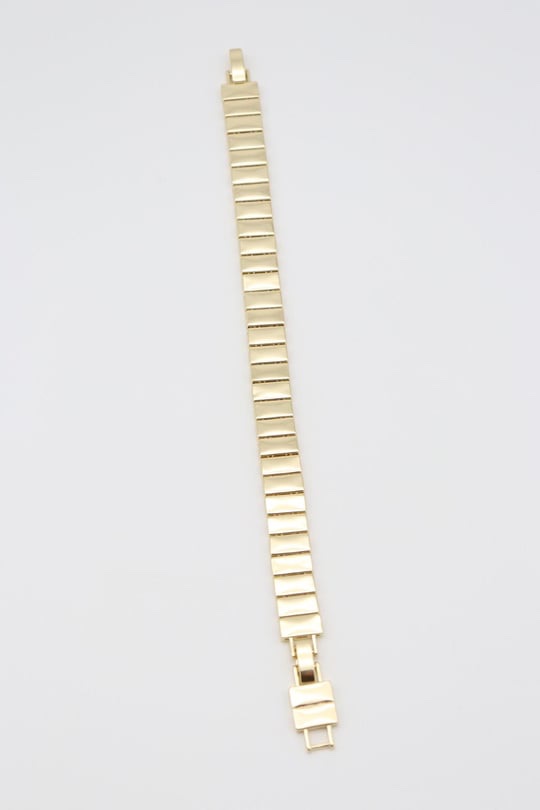 Gold kalın plaka bileklik