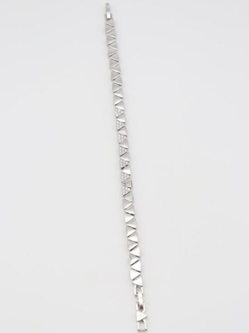 Silver renk mini üçgen detaylı bileklik