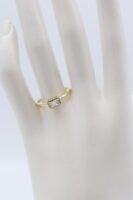 Gold renk mini baget yüzük