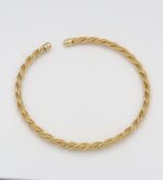 Gold renk tel örgü choker kolye