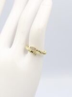Gold renk yılan serçe parmak yüzüğü (ayarlamalı)
