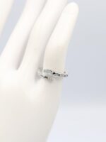 Silver renk yılan serçe parmak yüzüğü (ayarlamalı)