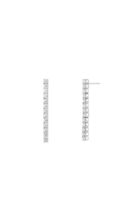 Silver renk su yolu küpe 3mm