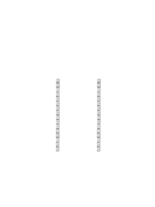 Silver renk su yolu küpe 2mm