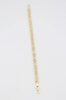 Gold renk taş detay v bileklik