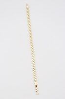 Gold renk çapraz plaka bileklik