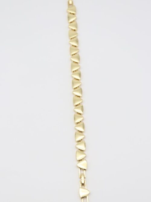 Gold renk üçgen tasarım bileklik