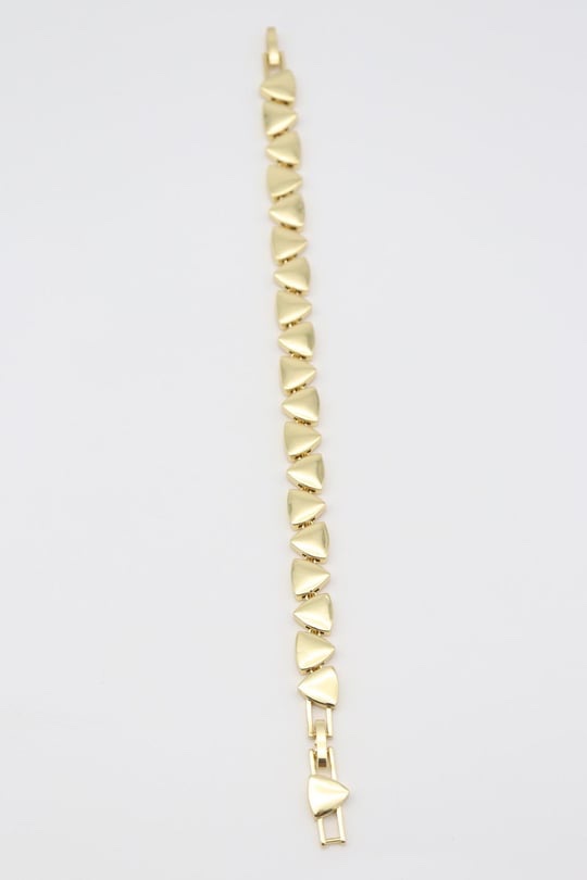 Gold renk üçgen tasarım bileklik