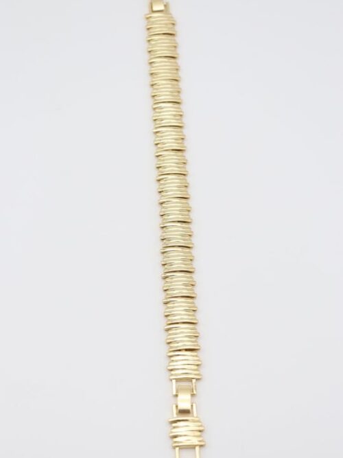 Gold renk tırtıklı bileklik