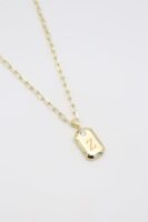 Gold renk z harf kolye (45+5cm)