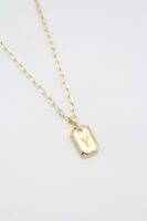 Gold renk Y harf kolye