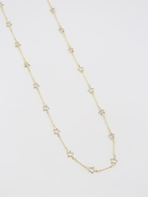 Gold renk yıldız kolye