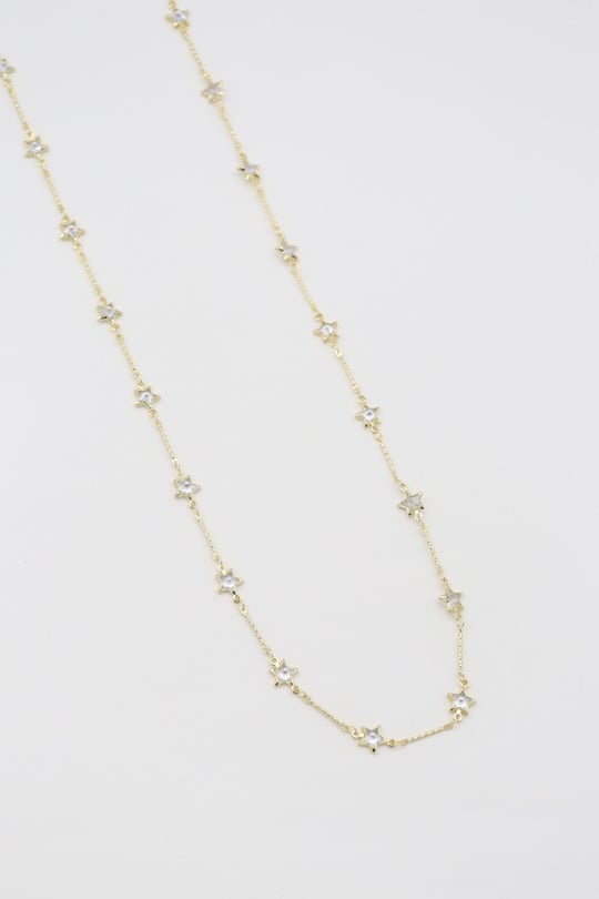 Gold renk yıldız kolye