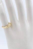 Gold renk serçe parmağı yüzüğü (ayarlamalı)