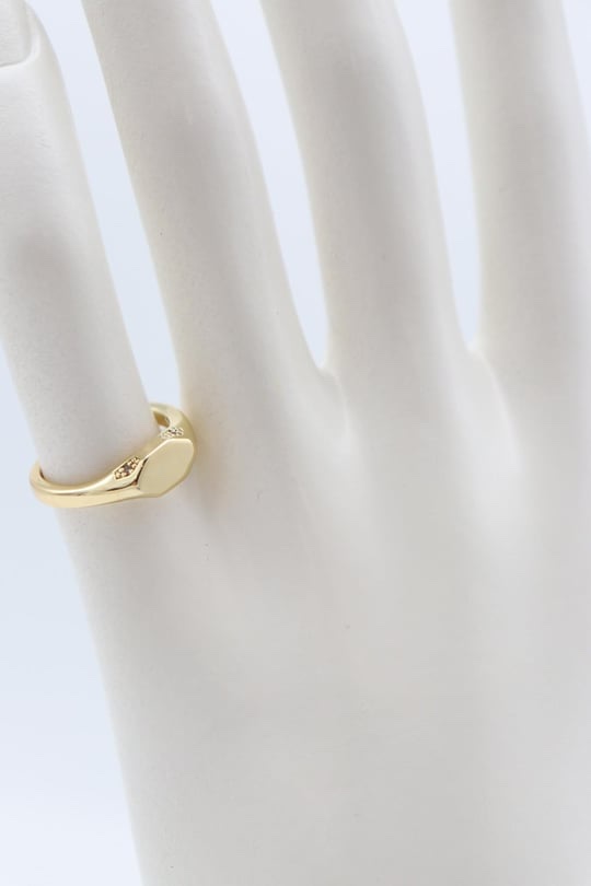 Gold renk serçe parmağı yüzüğü (ayarlamalı)