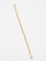 Gold renk buruk zincir bileklik