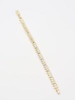 Gold renk plaka bileklik