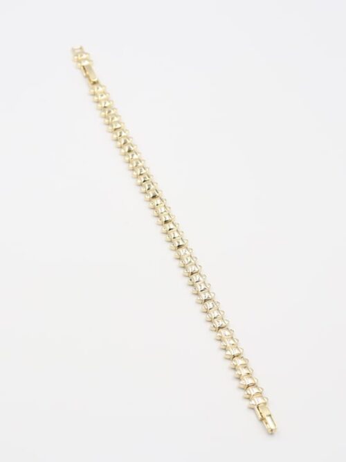 Gold renk plaka bileklik