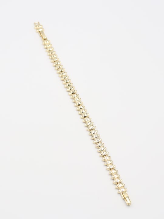 Gold renk plaka bileklik