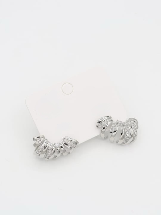 Silver renk çoklu küpe