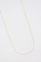 Gold renk ince düz zincir kolye