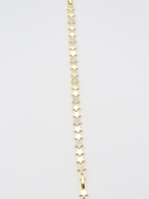 Gold renk yıldız bileklik