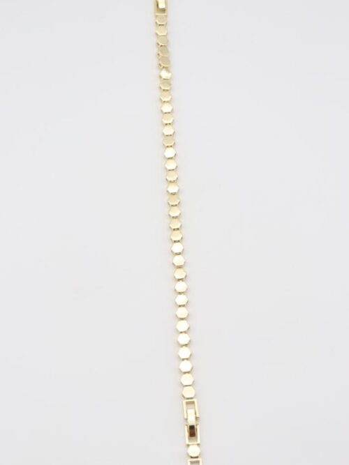 Gold renk petek desenli bileklik