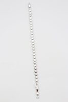 Silver renk düz plaka yıldız bileklik