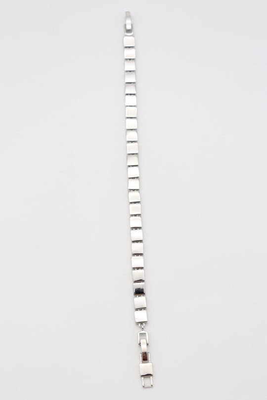 Silver renk kare kare bileklik