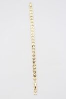 Gold renk desenli kare bileklik