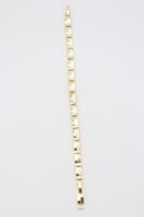 Gold renk desenli dikdörtgen bileklik