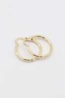 Gold renk boru halka küpe (30mm)