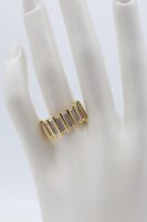 Gold renk tırtıklı yüzük