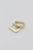 Gold renk u küpe (17mm)