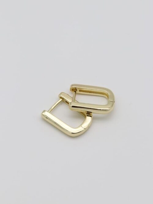 Gold renk u küpe (17mm)