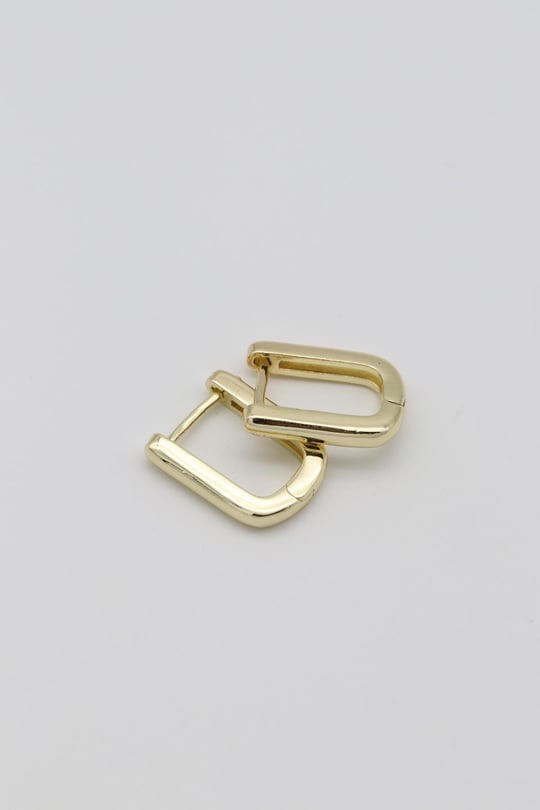 Gold renk u küpe (17mm)