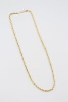 Gold renk burgu zincir kolye