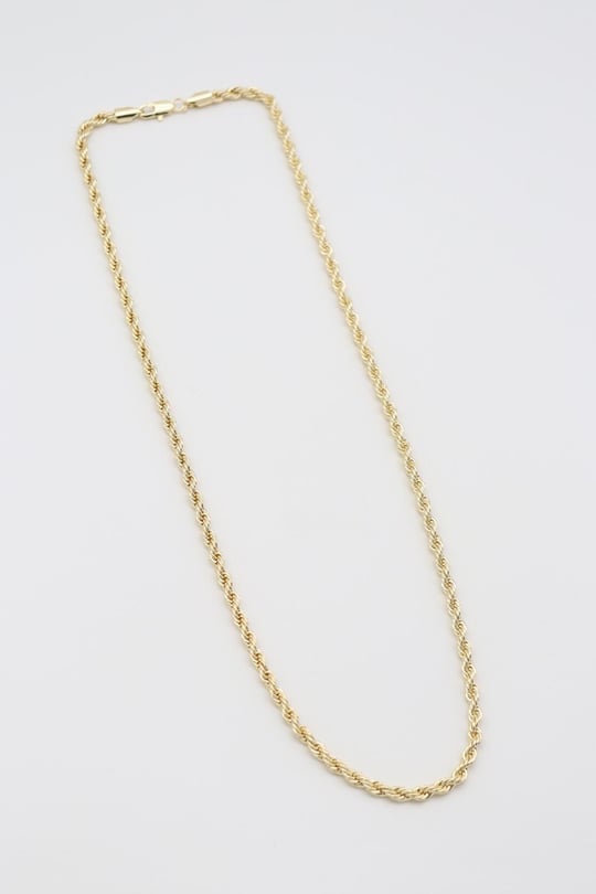 Gold renk burgu zincir kolye