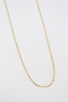 Gold renk ince burgu zincir