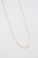Gold renk ince ataç zincir kolye