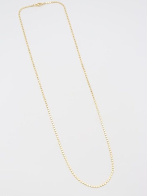 Gold renk ince arpa zincir kolye