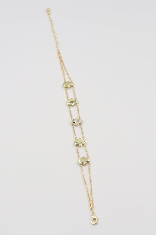 Gold renk fatmaanaeli bileklik