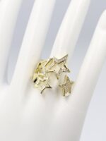 Gold renk yıldız yüzük