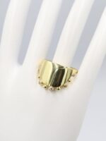 Gold renk plaka yüzük