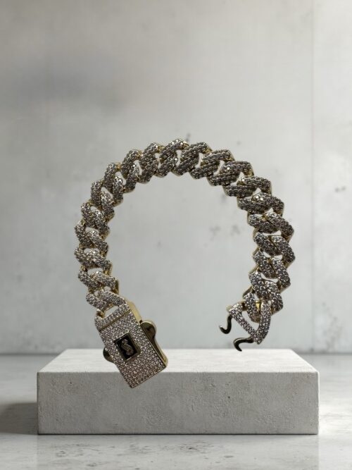 Gold renk taşlı gurmet bileklik