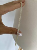 Gold renk çift sıra su yolu bileklik